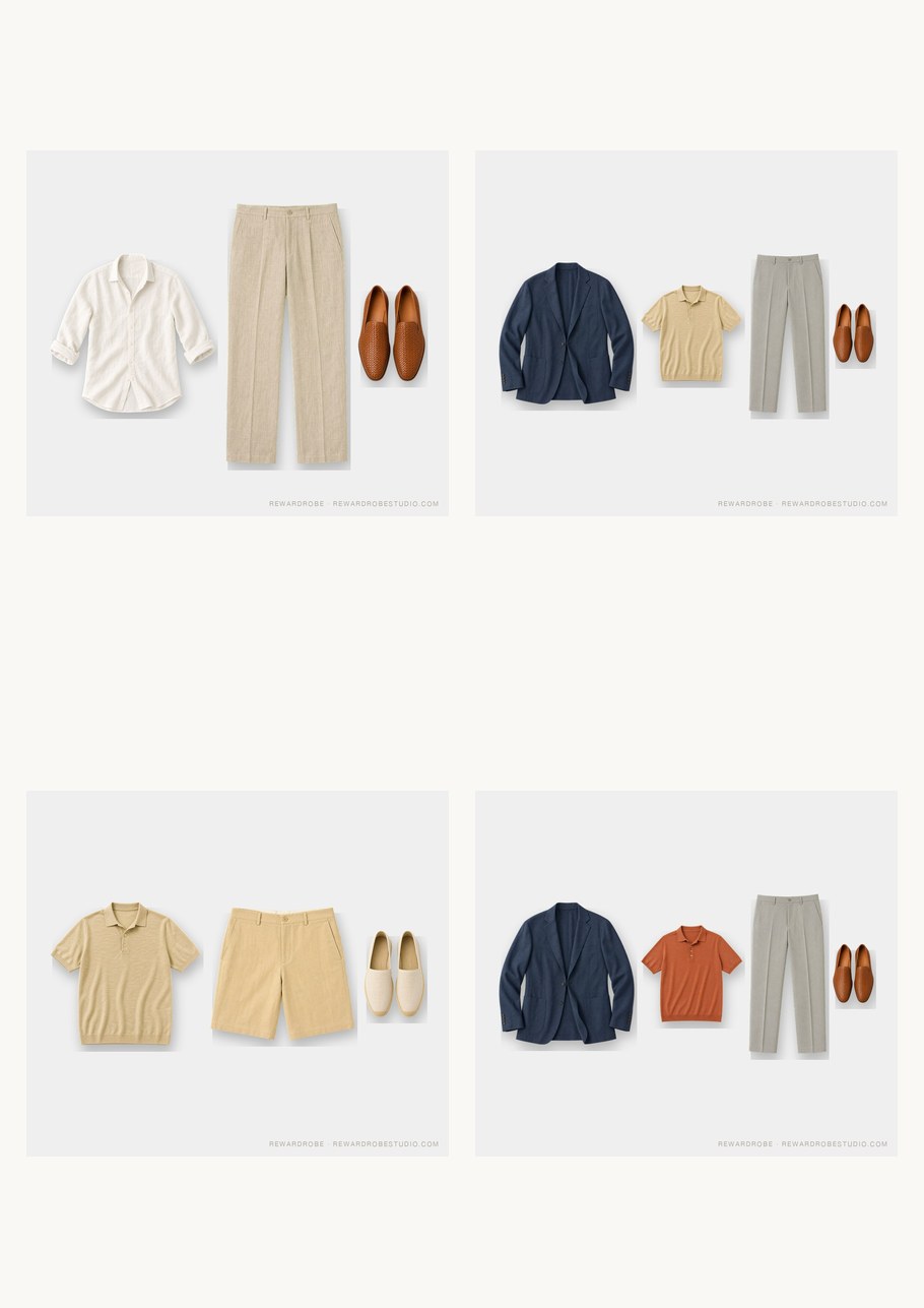 Inside the guide — four hot-weather looks