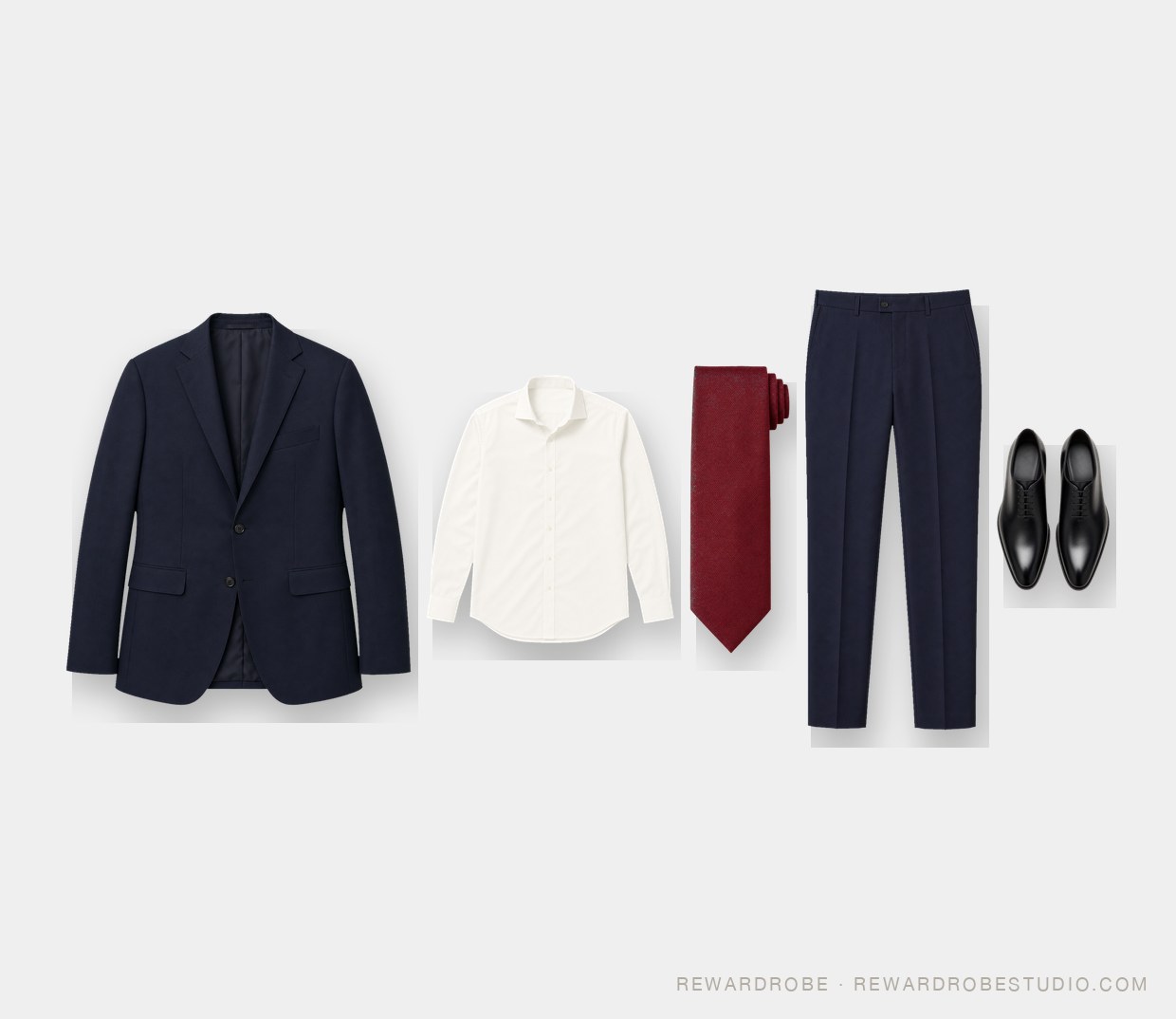 Navy & Oxblood
